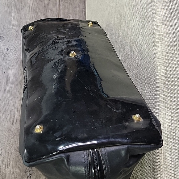 Large Marino Orlandi Black Leather Handbag - Picture 6 of 15